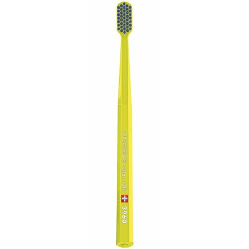 Curaprox CS 3960 Super Soft Toothbrush Πολύ Μαλακή Οδοντόβουρτσα με Εξαιρετικά Απαλές & Ανθεκτικές Ίνες Curen για Αποτελεσματικό Καθαρισμό 1 Τεμάχιο - Κίτρινο/ Μπλε